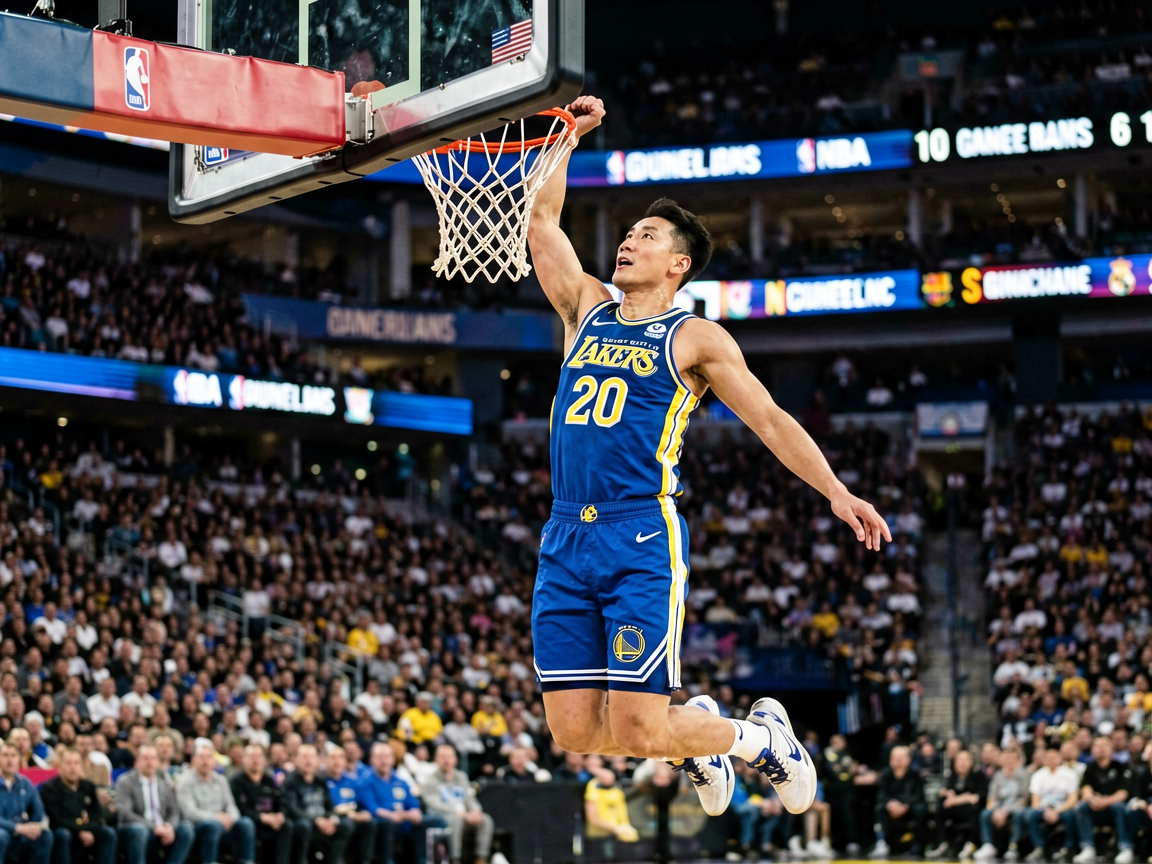NBA比赛中精彩扣篮瞬间